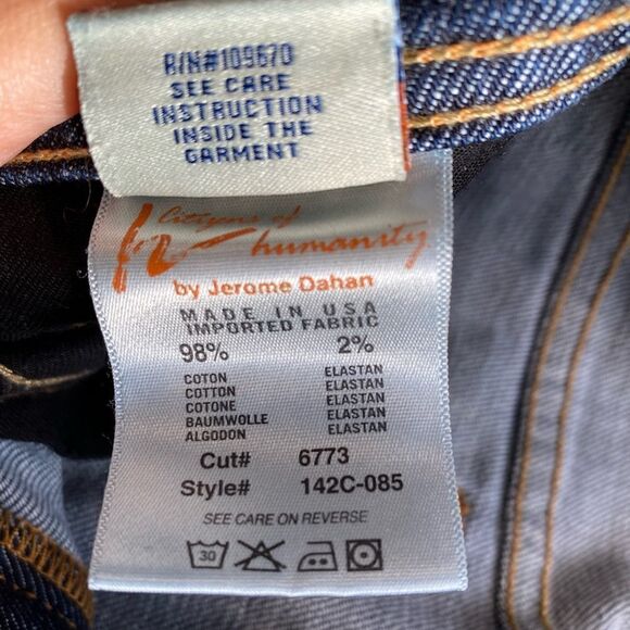 Citizens Of Humanity Ava Low Waist Straight Leg Jeans - Picture 7 of 8